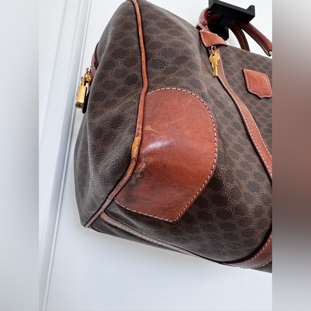 Celine vintage Dark Brown Monogram Duffel Bag - Picture 5 of 15